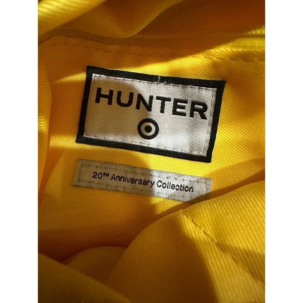 Hunter Target 20th Anniversary Navy Backpack Yellow Lining Water Resistant